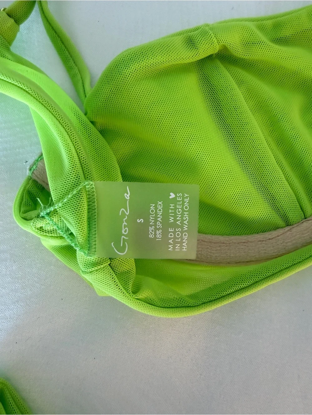 Gonza Neon Lime Green Two-Piece Bikini - Picture 4 of 5